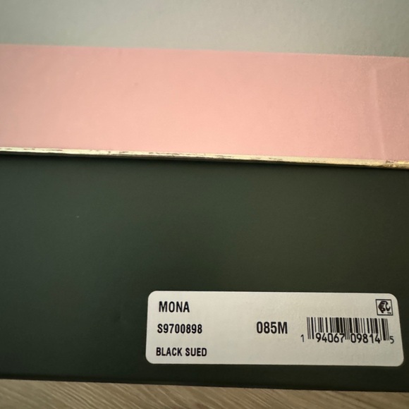 Kate spade Mona black suede platform heels - Picture 9 of 10